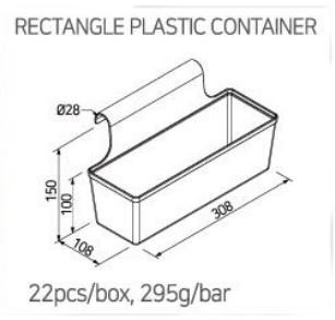 Plastic hanging box, RPC-300A