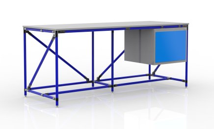 Workshop table with container width 2000 mm, 240405317 - 3