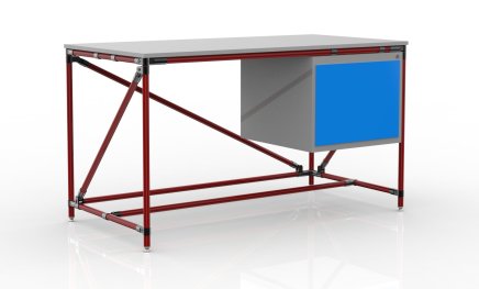 Workshop table with container width 1500 mm, 240405311 - 2