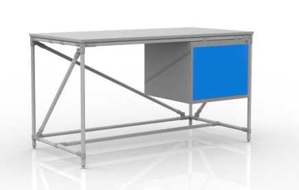 Workshop table with container width 1500 mm, 240405311