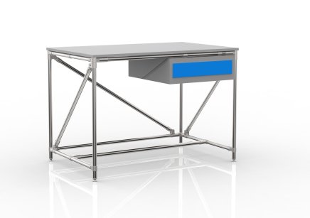 Workshop table with container with one drawer 24040530 (3 models) - 4
