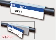 Adhesive label holder PN-5415