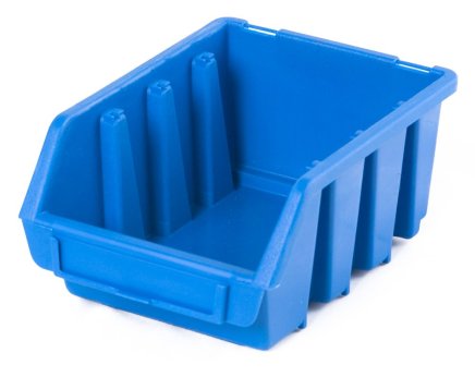 Ergobox 2 plastic container - color blue