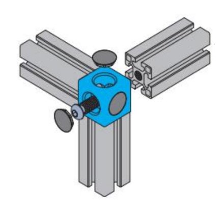 Cubic coupling 40x40 - 2