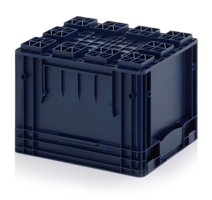 R-KLT crate with full bottom 400 x 300 x 280 mm - 3