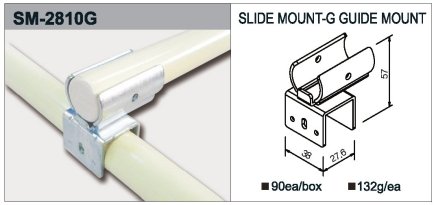 Holder for sliding pipes type SM-2810G