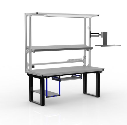 Height-adjustable work table with extension 24100902 - 3