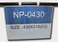 Hanging label pocket NP-0430