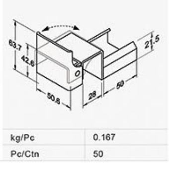 Folding coupler to track PM-4010SK - 1