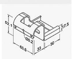 Metal track coupling PM-6010K - 2