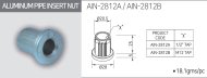 Internal plug with thread AIN-2812B