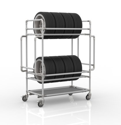 Mobile tire rack 24082636