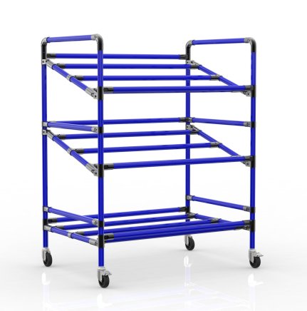 Rack trolley for crates width 972 mm, 24040230 - 3