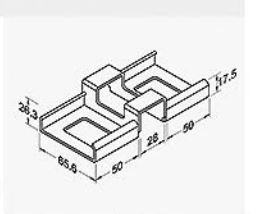 Metal track coupling PM-6010L - 2