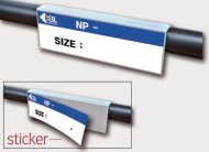Adhesive label holder PN-3515