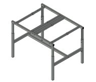 Base for height-adjustable antistatic table SP127