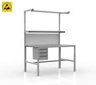 Height adjustable ESD table SPEXESD