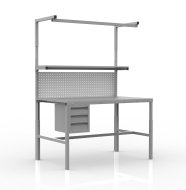 Height adjustable ESD table SPEXESD