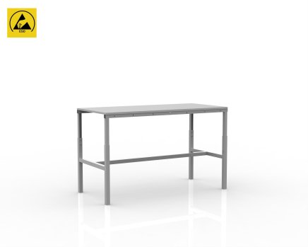 Height adjustable ESD table SPESD