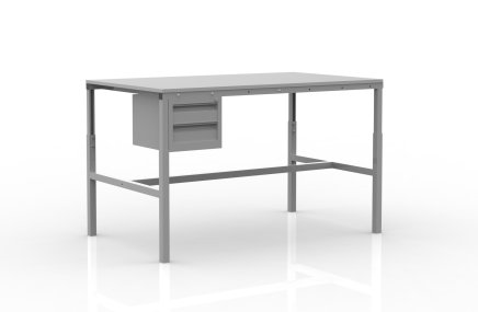 Height adjustable ESD table SPESD