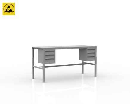 Height adjustable ESD table SPESD