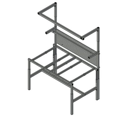 Base for height-adjustable antistatic table SPEX159