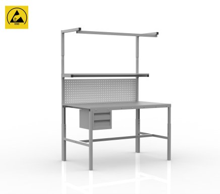 Height adjustable table SPEXESD