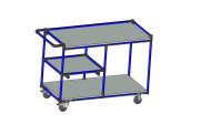 Workshop trolley made of pipe system made to measure 22082105