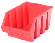 Ergobox 3 plastic container - color red