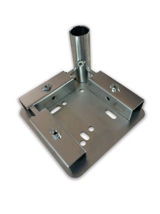 Corner holder for wheels with plate MT-5139R-CZ, silver