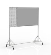 Double-sided magnetic board with punch panel 24042531