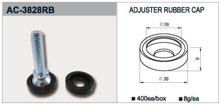 AC-3828RB Rubber Screw End