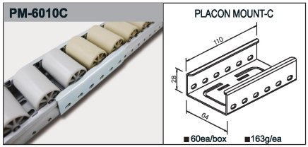 Roller track holder type PM-6010C