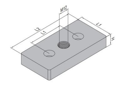 Flange for CP-40-ST profiles - 1